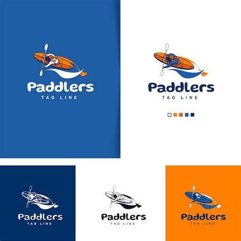 Free Vector | Kayak logo design