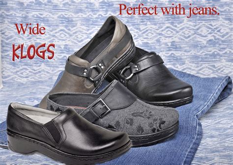 Comfy Klogs in wide sizes. Whole sizes 7 - 10. | Hitchcock shoes, Wide shoes for men, Extra wide ...