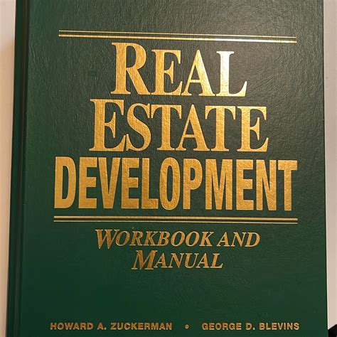 Real Estate Development Workbook by Howard A. Zuckerman | Pangobooks