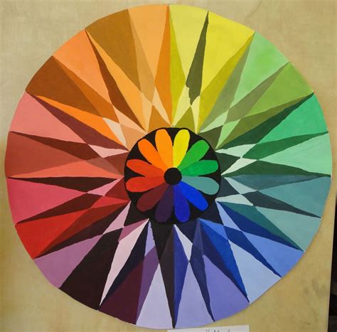 Color Wheel Mandalas – Art 1 | Color wheel art projects, Color wheel art, Color wheel projects