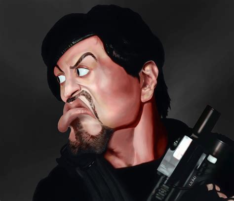 Sylvester Stallone-Barney Ross by hmleao on Newgrounds