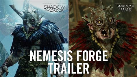 Middle-earth: Shadow of War Nemesis Forge Trailer - YouTube