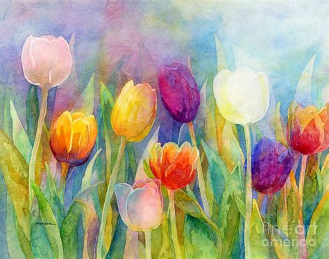 Tulip Flower Painting