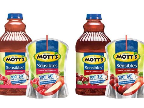 Mott's launches new Mott's Sensibles in US