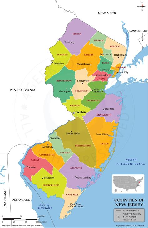 New York New Jersey County Map - Get Latest Map Update