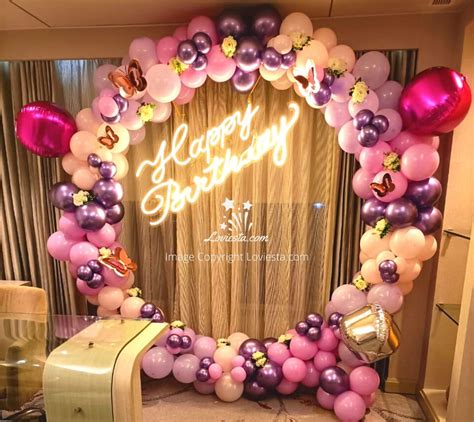 Balloon Ring Decoration For Home In Delhi, Noida, Gurgaon - Loviesta