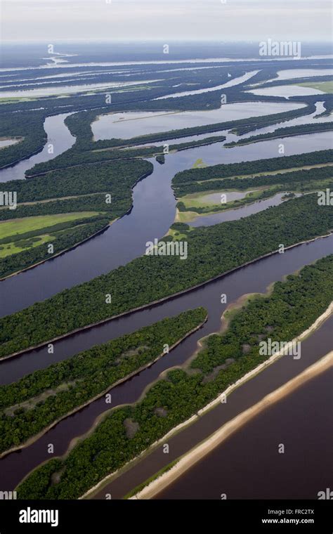 Aerial view of Anavilhanas National Park in Rio Negro Stock Photo - Alamy