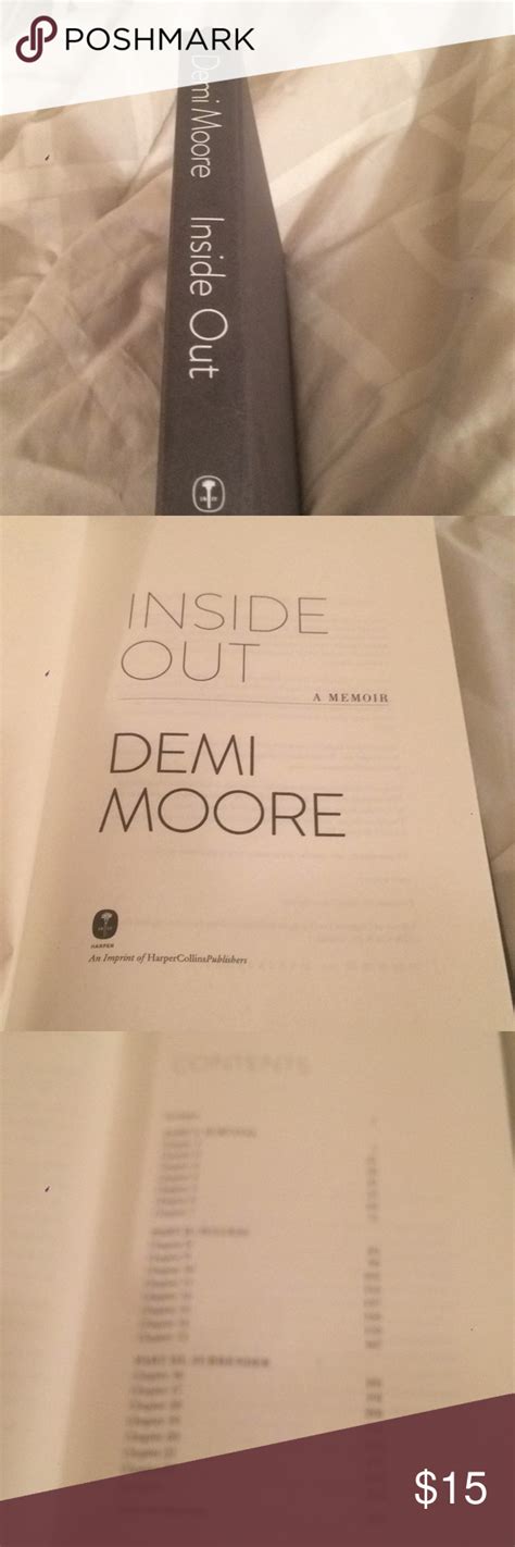 Demi Moore memoir This is like new hardcover edition without its cover ...