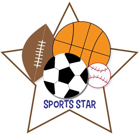 Free Sports Clipart for parties, crafts, school projects, websites and ...