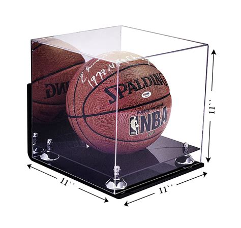 Autographed Sports Memorabilia Display Cases 2 NBA FULL SIZE BASKETBALL ...