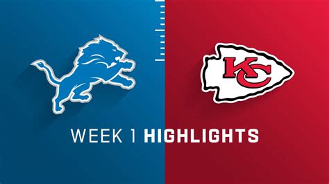 Detroit Lions vs. Kansas City Chiefs highlights | Week 1