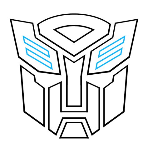 How to Draw the Autobots Symbol from Transformers - Really Easy Drawing Tutorial