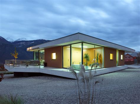 Concrete Home Surrounded by Vineyard features Shades of Brown | Modern House Designs