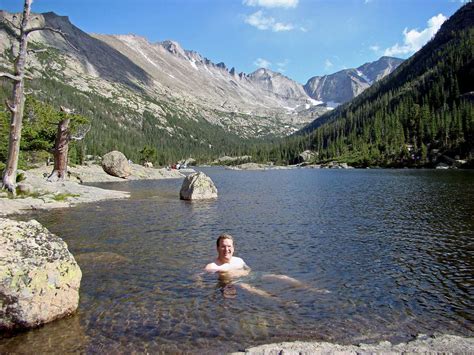 A swim in Mills Lake : Photos, Diagrams & Topos : SummitPost