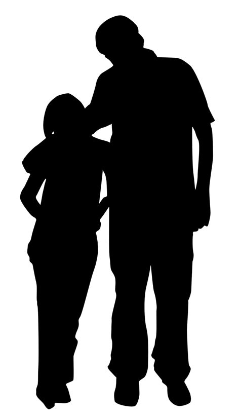 Free Father Daughter Silhouette Clip Art, Download Free Father Daughter Silhouette Clip Art png ...