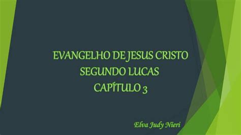 A genealogia de Jesus segundo Lucas | PPT