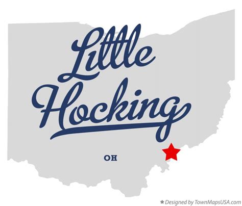 Little Hocking Ohio Map - Corene Charlotte