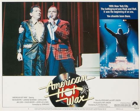 "American Hot Wax" lobby card, 1978. L to R: Jerry Lee Lewis, Tim ...