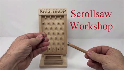 Ball Drop Game Scroll Saw Patter. - YouTube