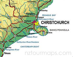 Christchurch Map