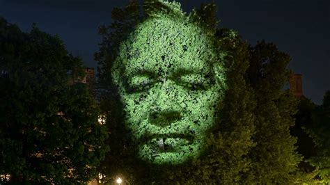 Drillfield projection installation, "Monuments" - YouTube