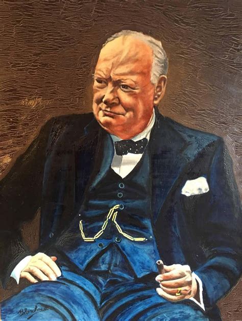 Winston Churchill Paintings - 7 For Sale on 1stDibs | winston churchill ...