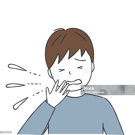 Boy Sneezing Stock Illustration - Download Image Now - Allergy, Boys, Child - iStock