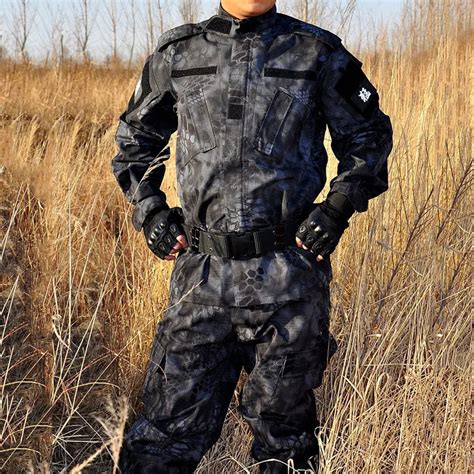 New arrival Kryptek Typhon Black camouflage military uniform BDU Army ...