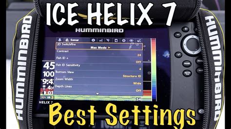 Humminbird Ice Helix 7 Best settings and setup | Michigan Sportsman - Online Michigan Hunting ...