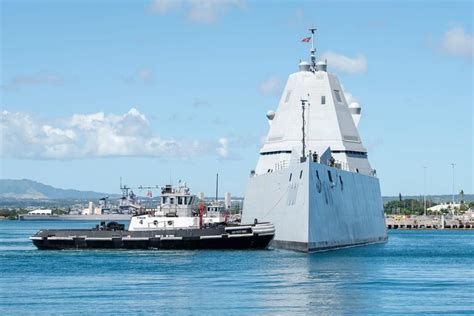 Us navy zumwalt class destroyer uss michael monsoor ddg 1001 visits hawaii – Artofit