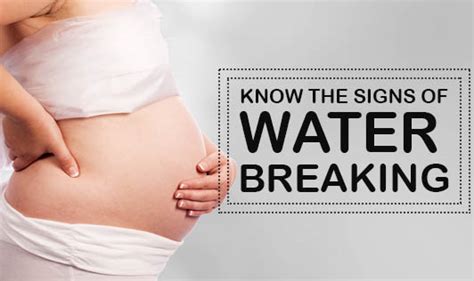 Know The Signs Of Water Breaking - The Wellness Corner