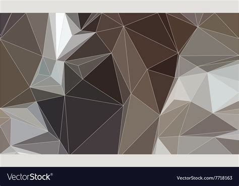 Brown triangle abstract background Royalty Free Vector Image