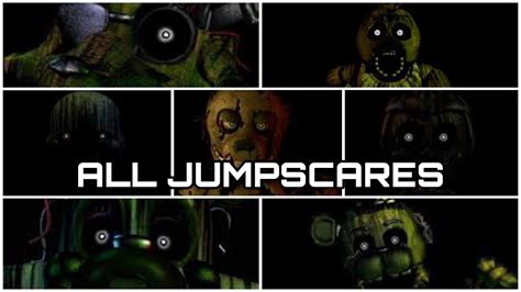 Five Nights At Freddy’s 3 All Jumpscares! (FNAF 3) - YouTube