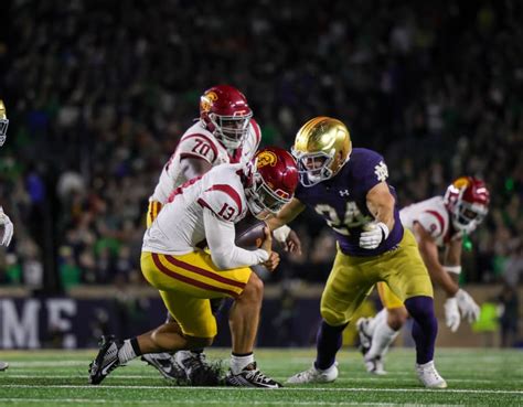 Snap Counts: Here's who played for Notre Dame football vs. USC ...