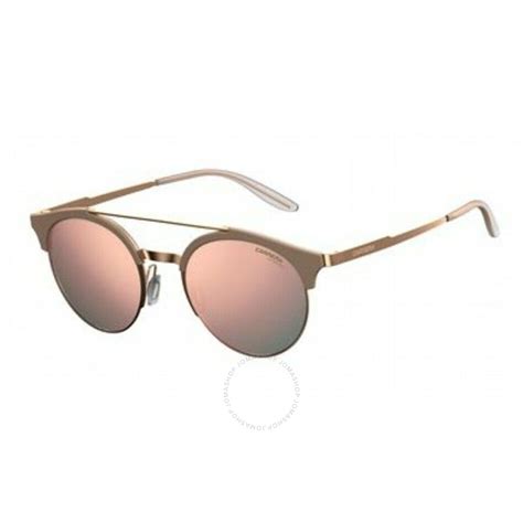 Carrera Men's Gold Tone Round Sunglasses CARRERA141SDDB51 762753988799 ...