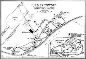 Map of Jamestown Settlement 1607 by Artsy Education Tools and Fun Activities