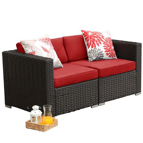 Patio Sectional Sofa Sale : Mf Studio Outdoor Sectional Furniture 2 Piece Patio Sofa Set Low ...