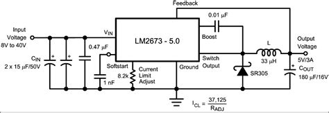 LM2673 -5V 3A Switching Voltage Regulator | ElecCircuit.com