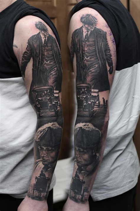 Peaky Blinders sleeve tattoo by Mindy. Limited availability at ...