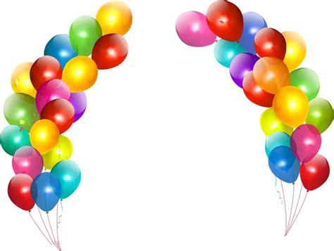 Download and share clipart about Arch Clipart Real Balloon - Happy Birthday Balloons Png ...