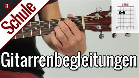 Gitarre lernen - Vierte Gitarrenstunde: Die ersten Begleitungen ...