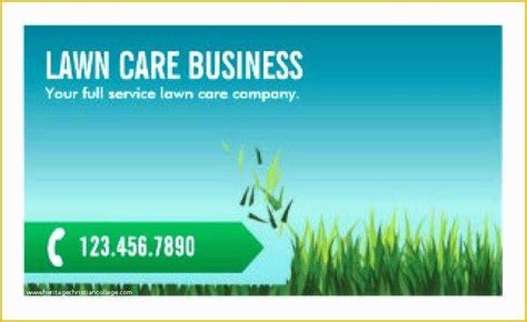 Lawn Care Business Card Templates Free Downloads Of Lawn Care Business Card Template Templates ...