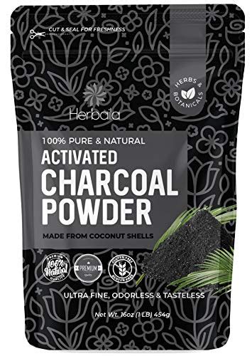 Activated Charcoal Powder Food Grade, 1 lb. Activated Coconut Charcoal ...