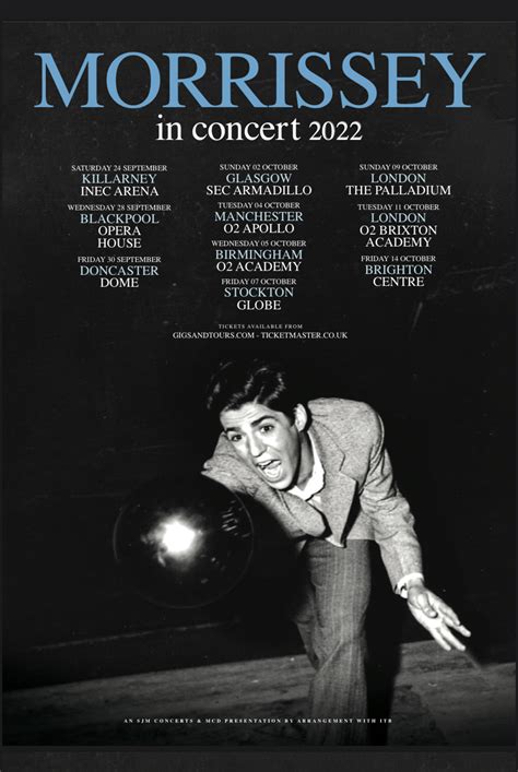 Morrissey Central - "THE LONDON PALLADIUM" & "Tour Dates" (June 14, 2022) | Morrissey-solo