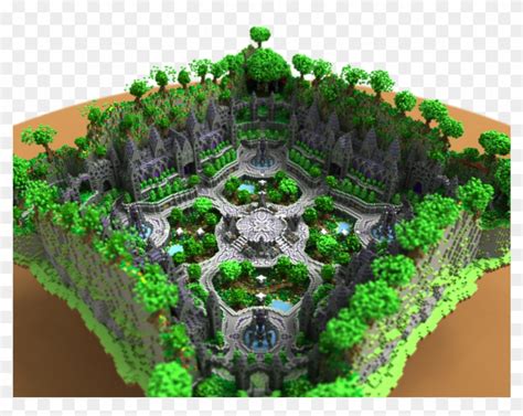 Fantasy Spawn Large - Spawn Minecraft Schematic, HD Png Download ...