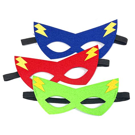 Super Hero Felt Party Mask - Kids Stuff For Less