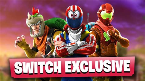 LEAKED Fortnite Nintendo Switch EXCLUSIVE Skins - YouTube