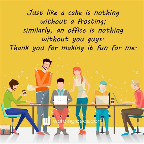 20+ Thank You Messages For Colleagues At Work » Wording Ideas