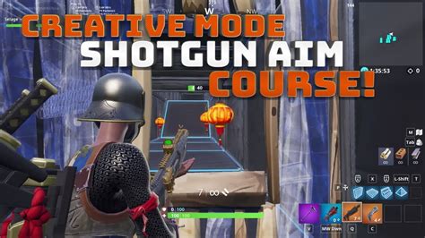 Fortnite shotgun aim training map code