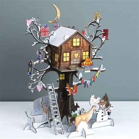 Personalised Treehouse Advent Calendar By Penelopetom | Advent ...